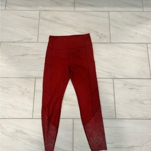 Zyia red leggings